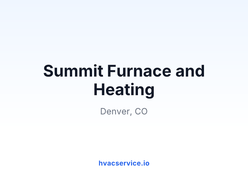 Summit Furnace and Heating