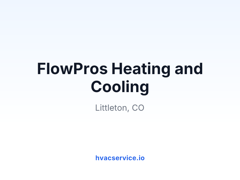 FlowPros Heating and Cooling