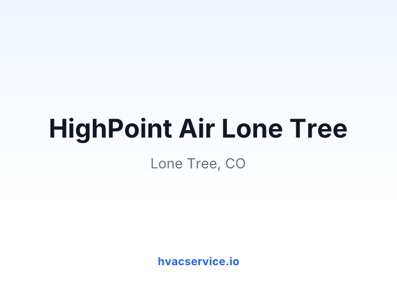 HighPoint Air Lone Tree