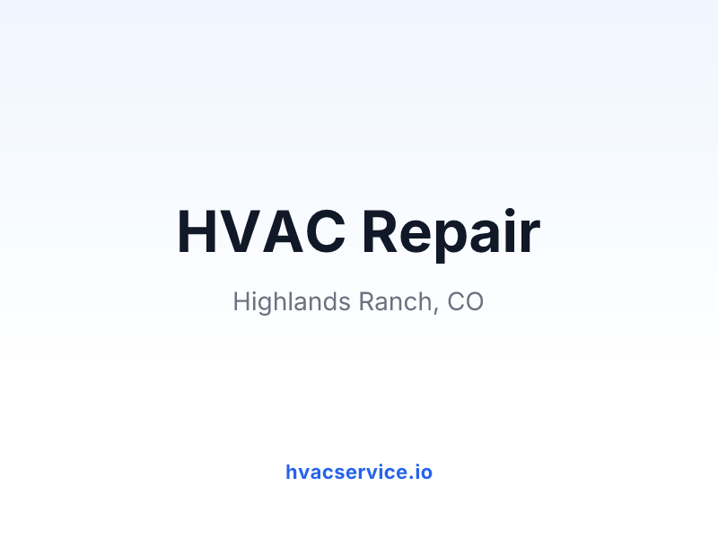 HVAC Repair