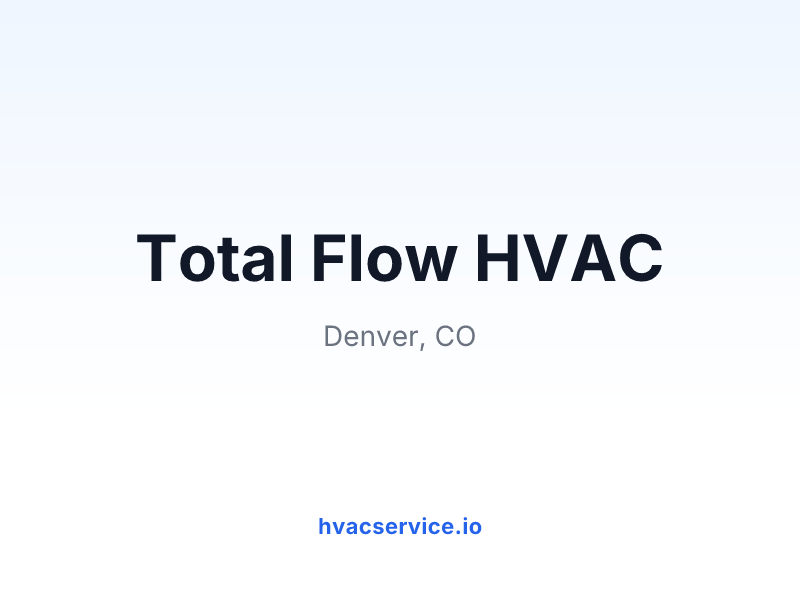 Total Flow HVAC