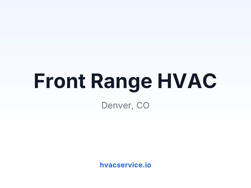 Front Range HVAC