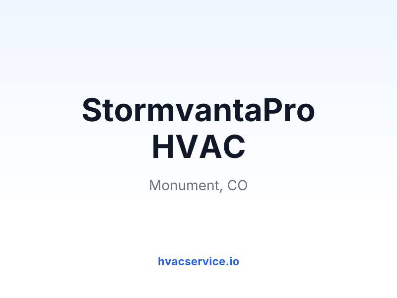 StormvantaPro HVAC