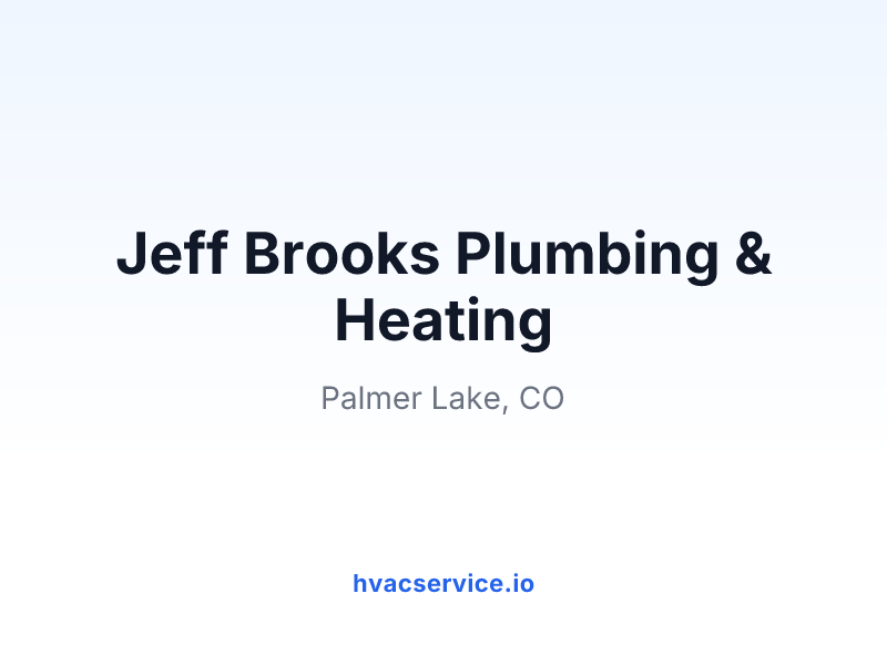 Jeff Brooks Plumbing & Heating