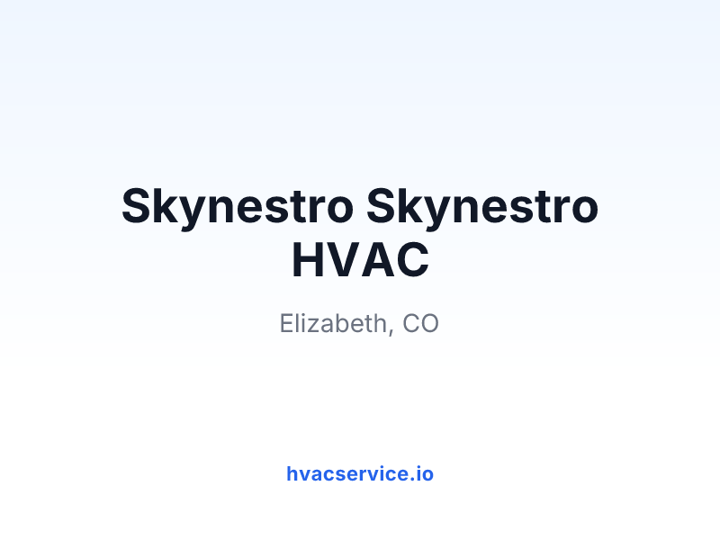 Skynestro Skynestro HVAC
