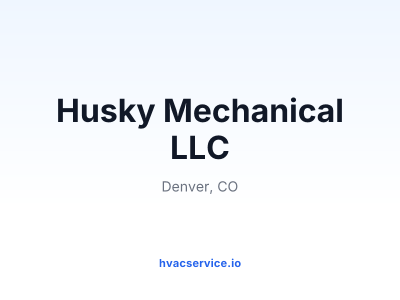 Husky Mechanical LLC
