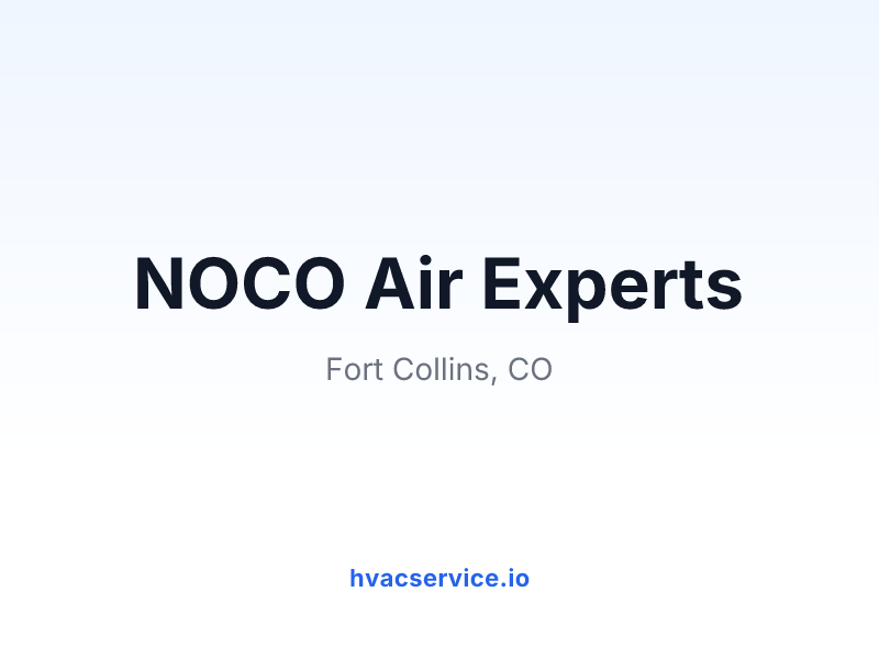 NOCO Air Experts