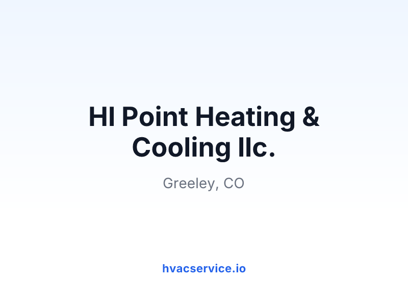HI Point Heating & Cooling llc.