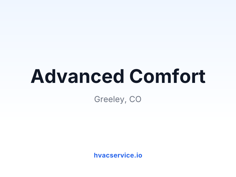 Advanced Comfort