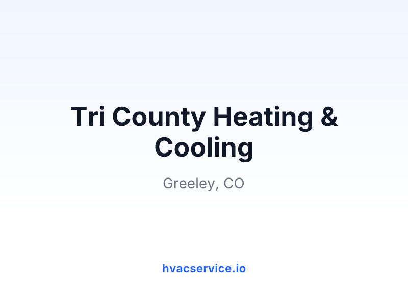 Tri County Heating & Cooling