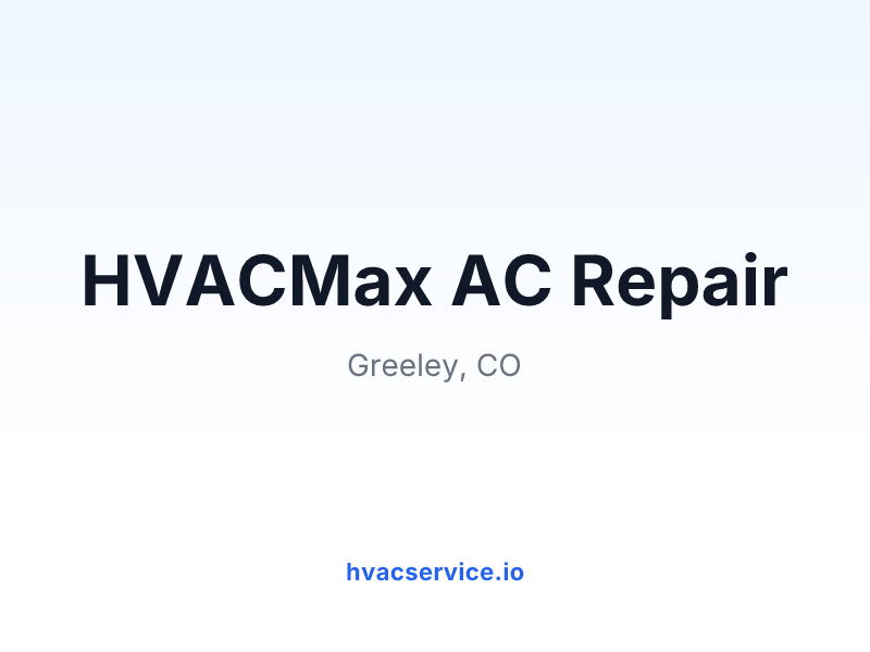 HVACMax AC Repair
