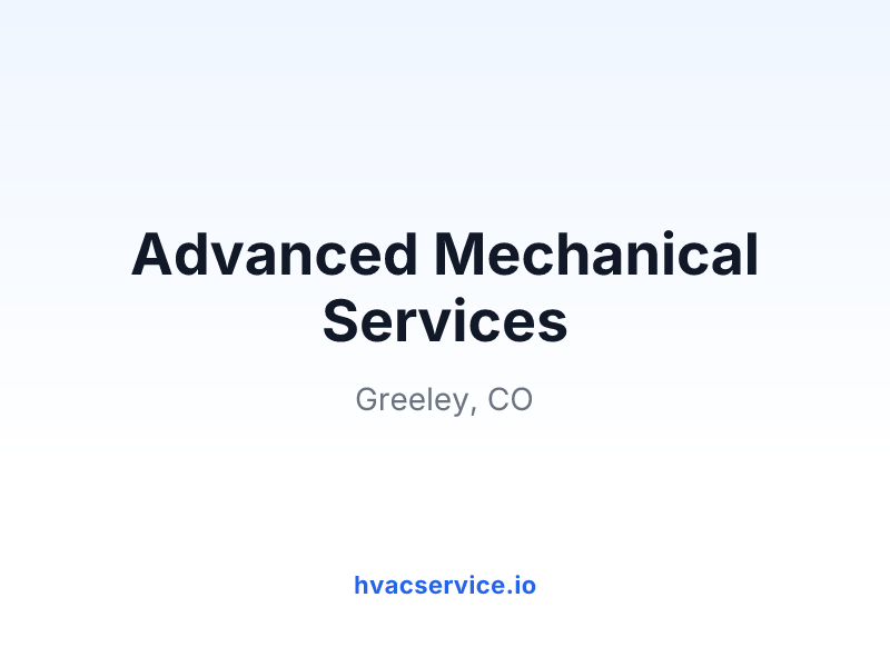 Advanced Mechanical Services