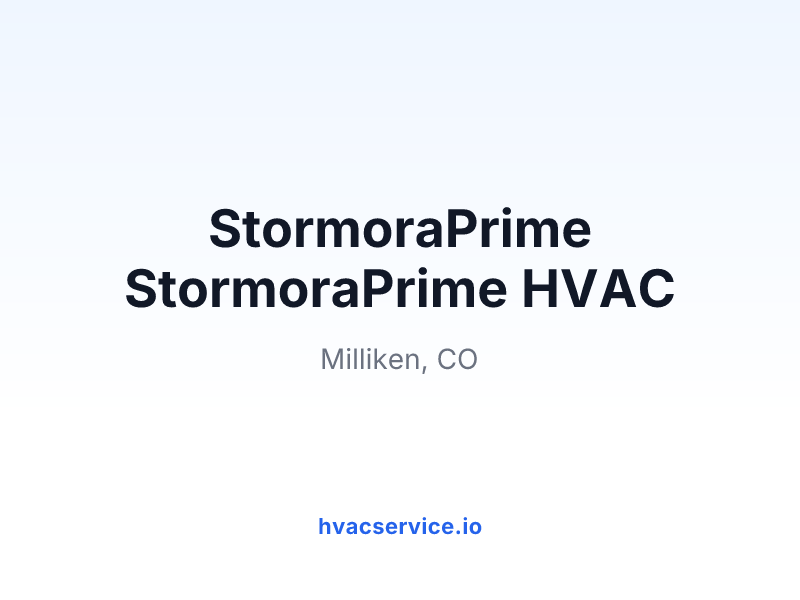StormoraPrime StormoraPrime HVAC