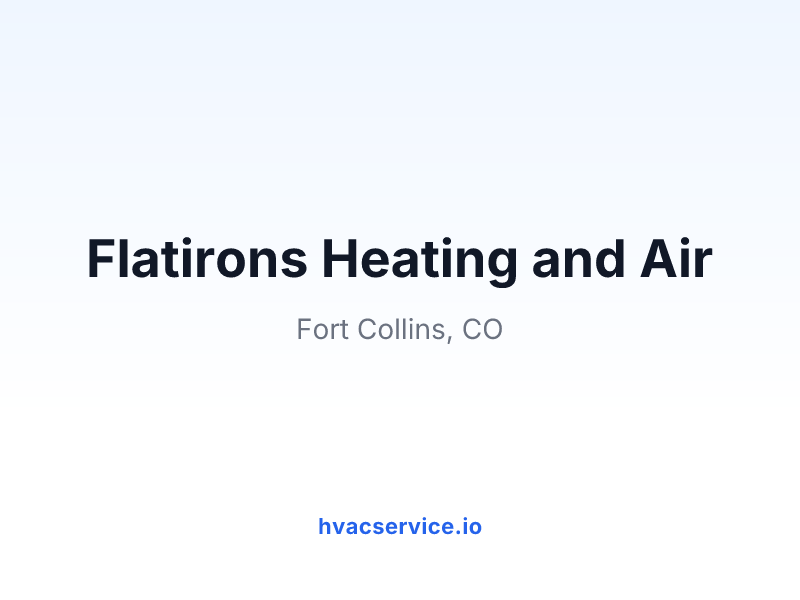 Flatirons Heating and Air
