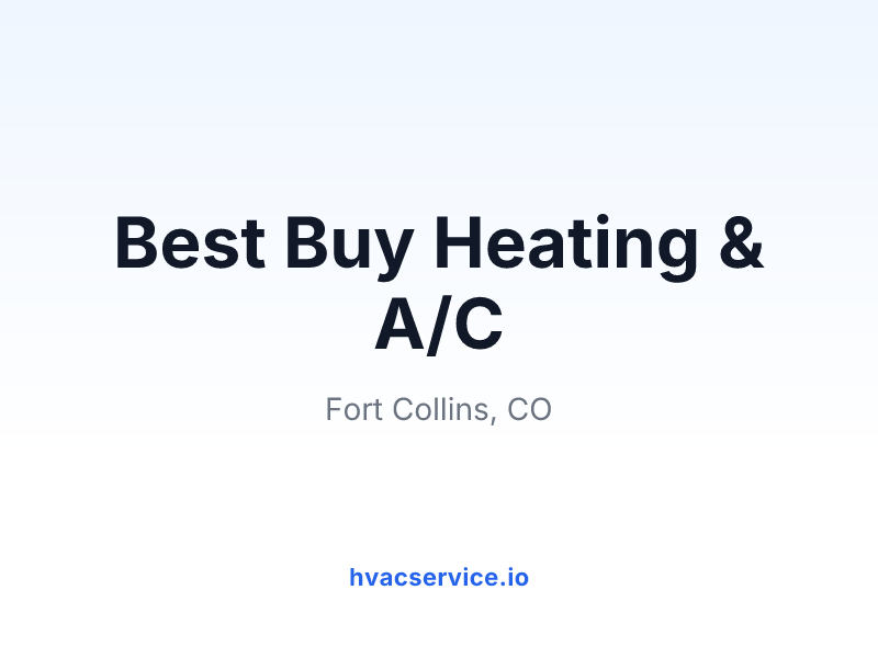 Best Buy Heating & A/C