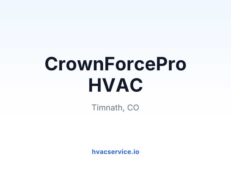 CrownForcePro HVAC