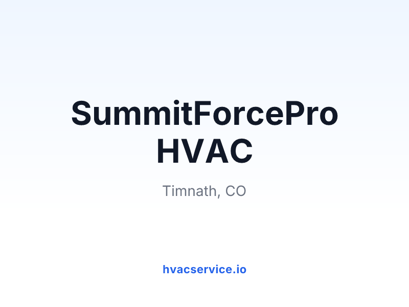 SummitForcePro HVAC