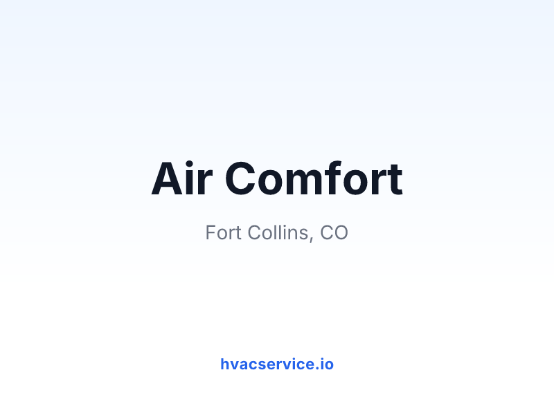 Air Comfort