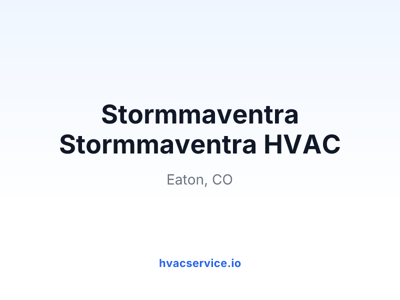 Stormmaventra Stormmaventra HVAC