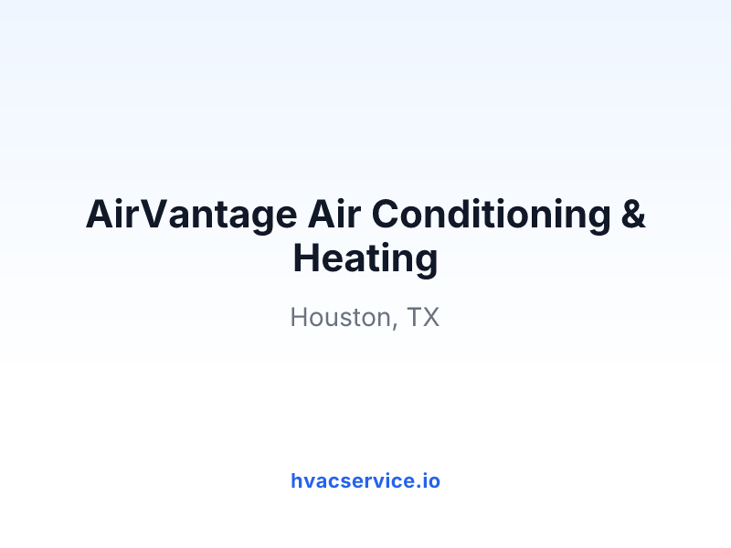 AirVantage Air Conditioning & Heating
