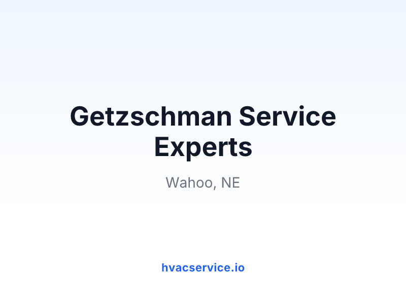 Getzschman Service Experts