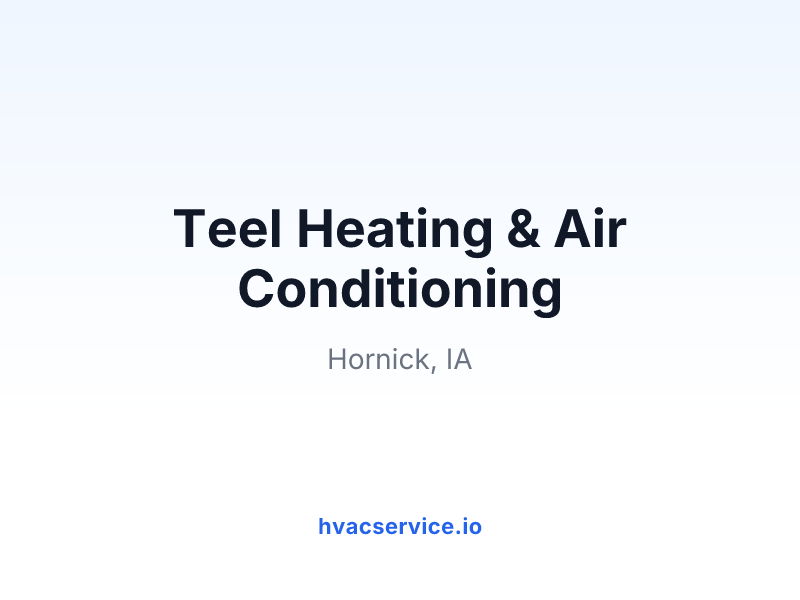 Teel Heating & Air Conditioning