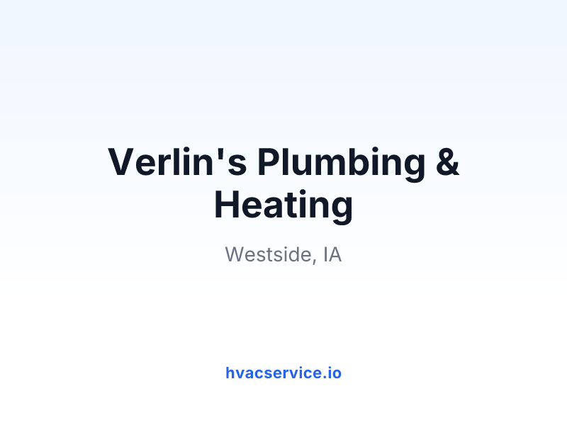 Verlin's Plumbing & Heating