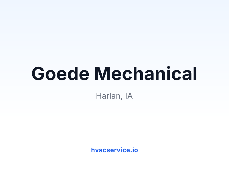 Goede Mechanical