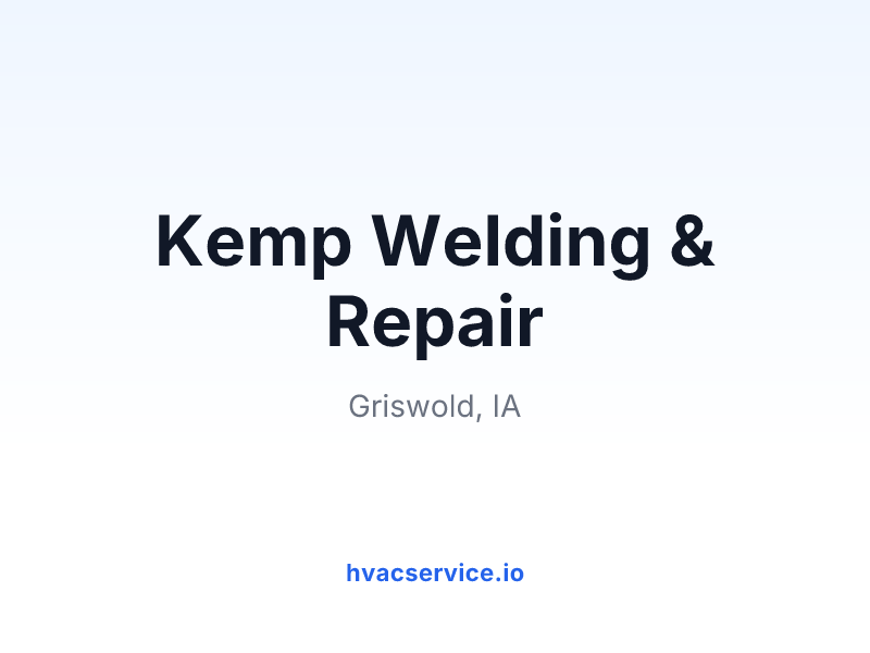 Kemp Welding & Repair
