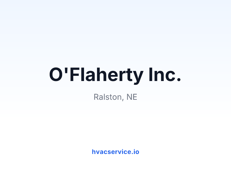 O'Flaherty Inc.