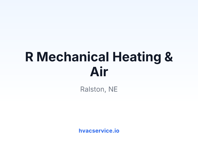 R Mechanical Heating & Air