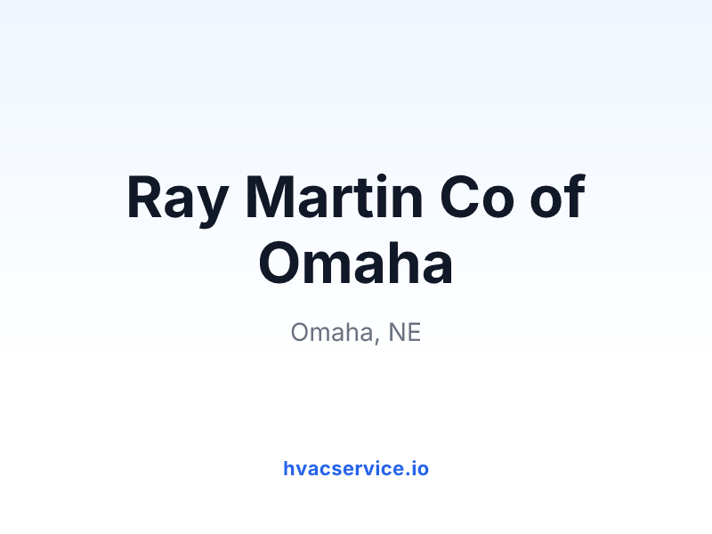 Ray Martin Co of Omaha