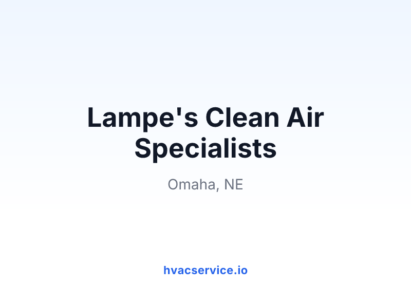 Lampe's Clean Air Specialists