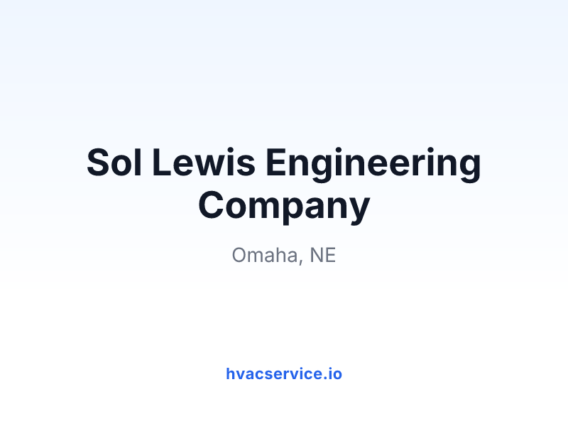 Sol Lewis Engineering Company