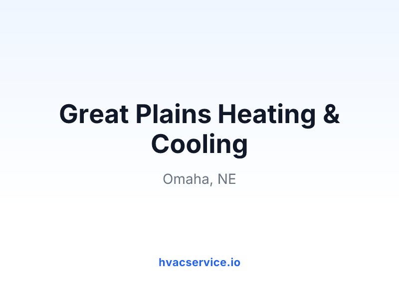 Great Plains Heating & Cooling