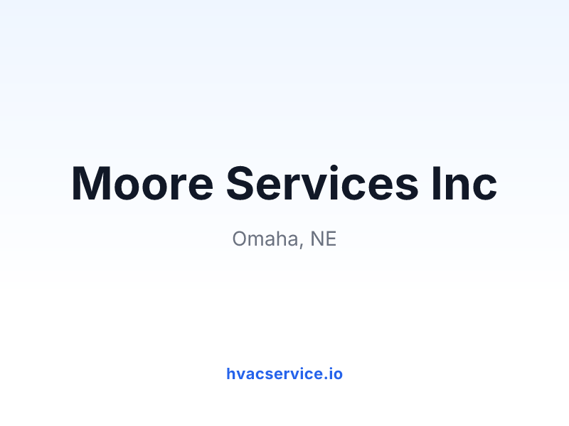 Moore Services Inc