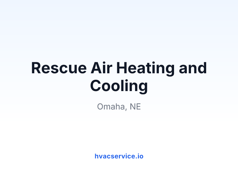 Rescue Air Heating and Cooling
