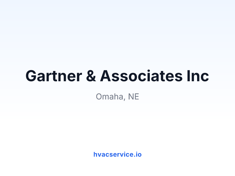 Gartner & Associates Inc