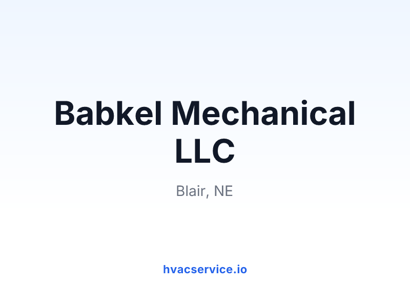 Babkel Mechanical LLC