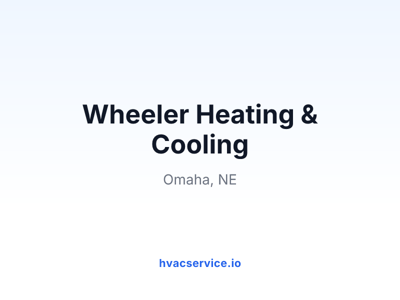 Wheeler Heating & Cooling