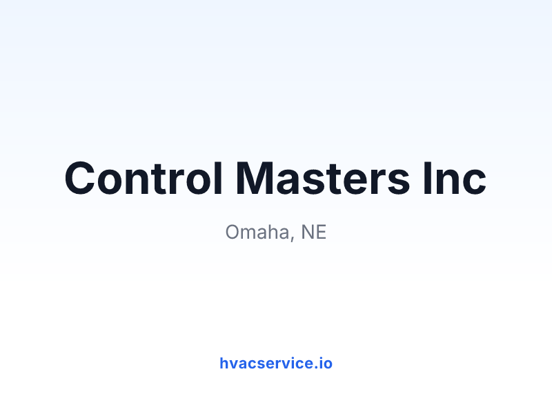 Control Masters Inc