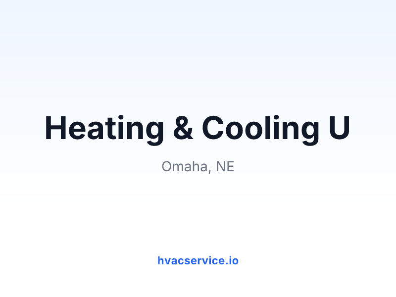 Heating & Cooling U