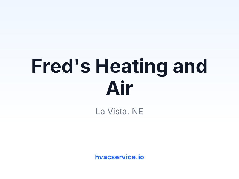 Fred's Heating and Air