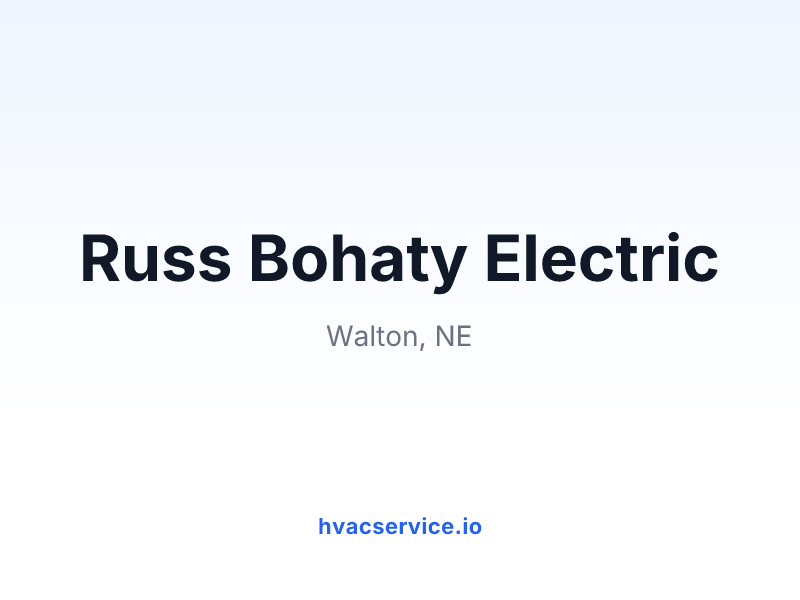Russ Bohaty Electric