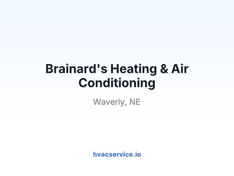 Brainard's Heating & Air Conditioning