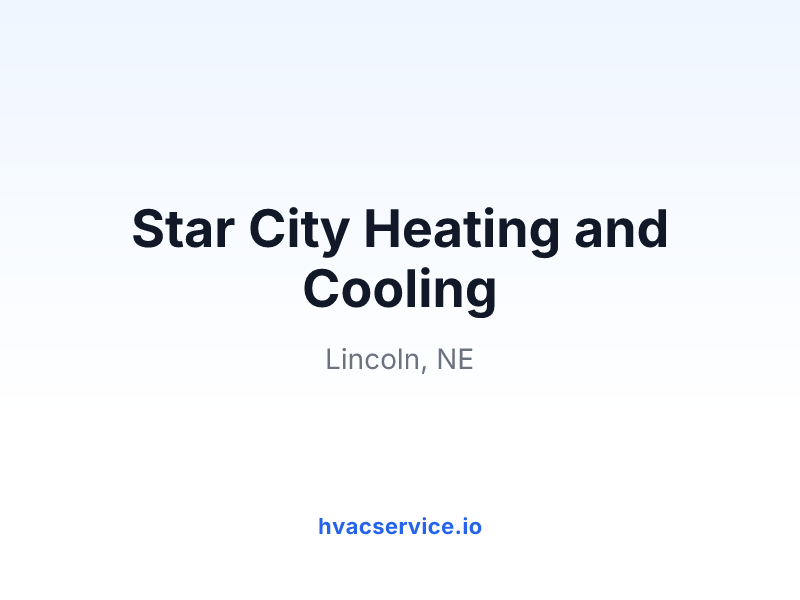 Star City Heating and Cooling