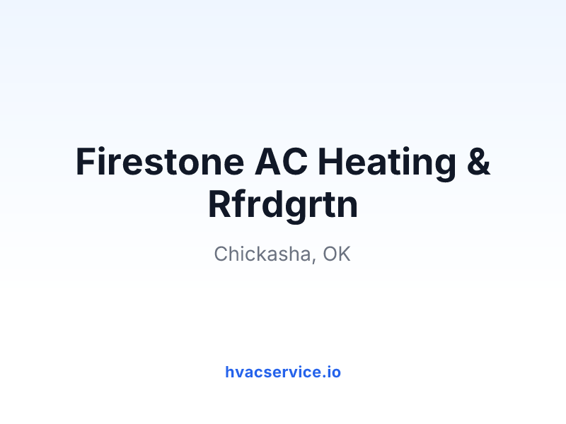 Firestone AC Heating & Rfrdgrtn
