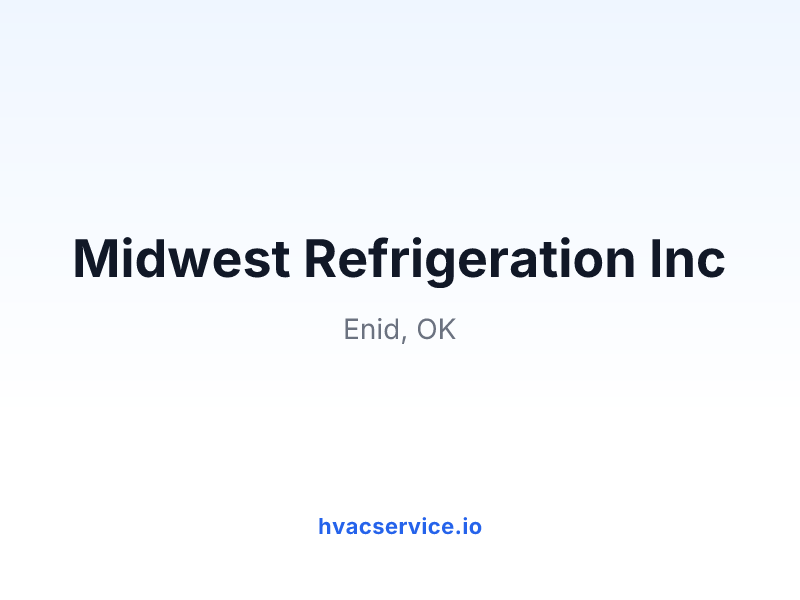 Midwest Refrigeration Inc
