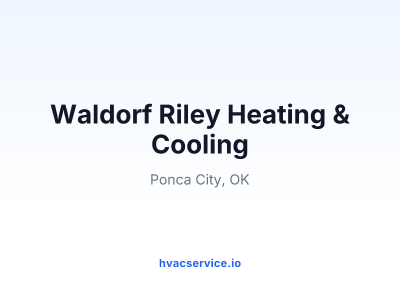 Waldorf Riley Heating & Cooling