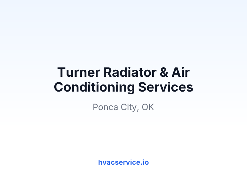 Turner Radiator & Air Conditioning Services